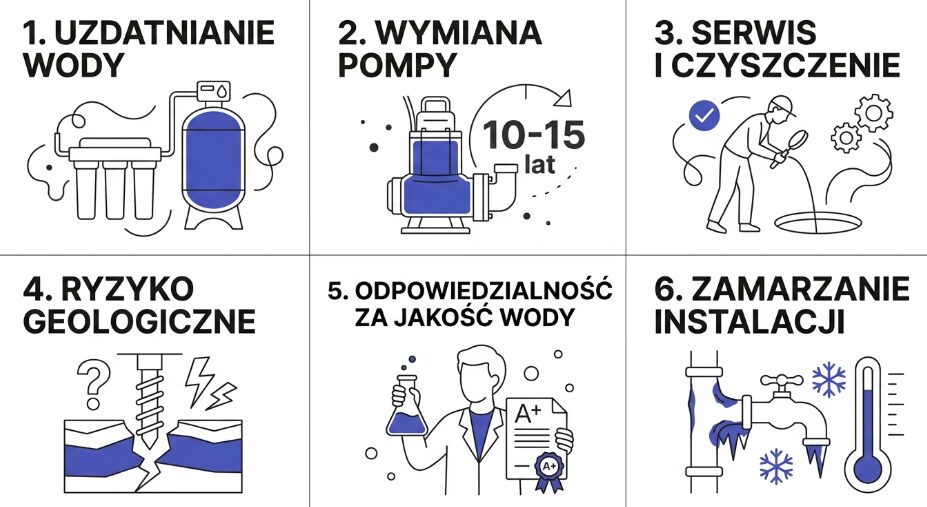 Studnia głębinowa vs wodociąg. Co się bardziej opłaca w 2026 roku? 3 Studnia głębinowa vs wodociąg - studnia głębinowa obowiązki