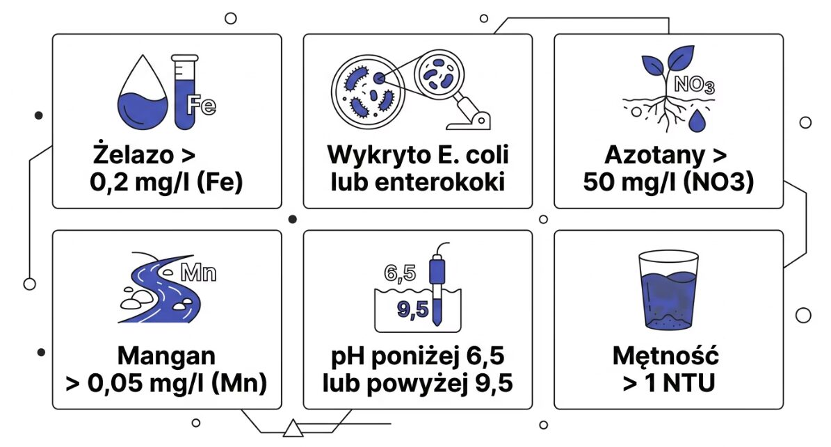 Woda ze studni głębinowej. Czy nadaje się do picia? 4 Woda ze studni głębinowej. Kiedy nie nadaje się do picia