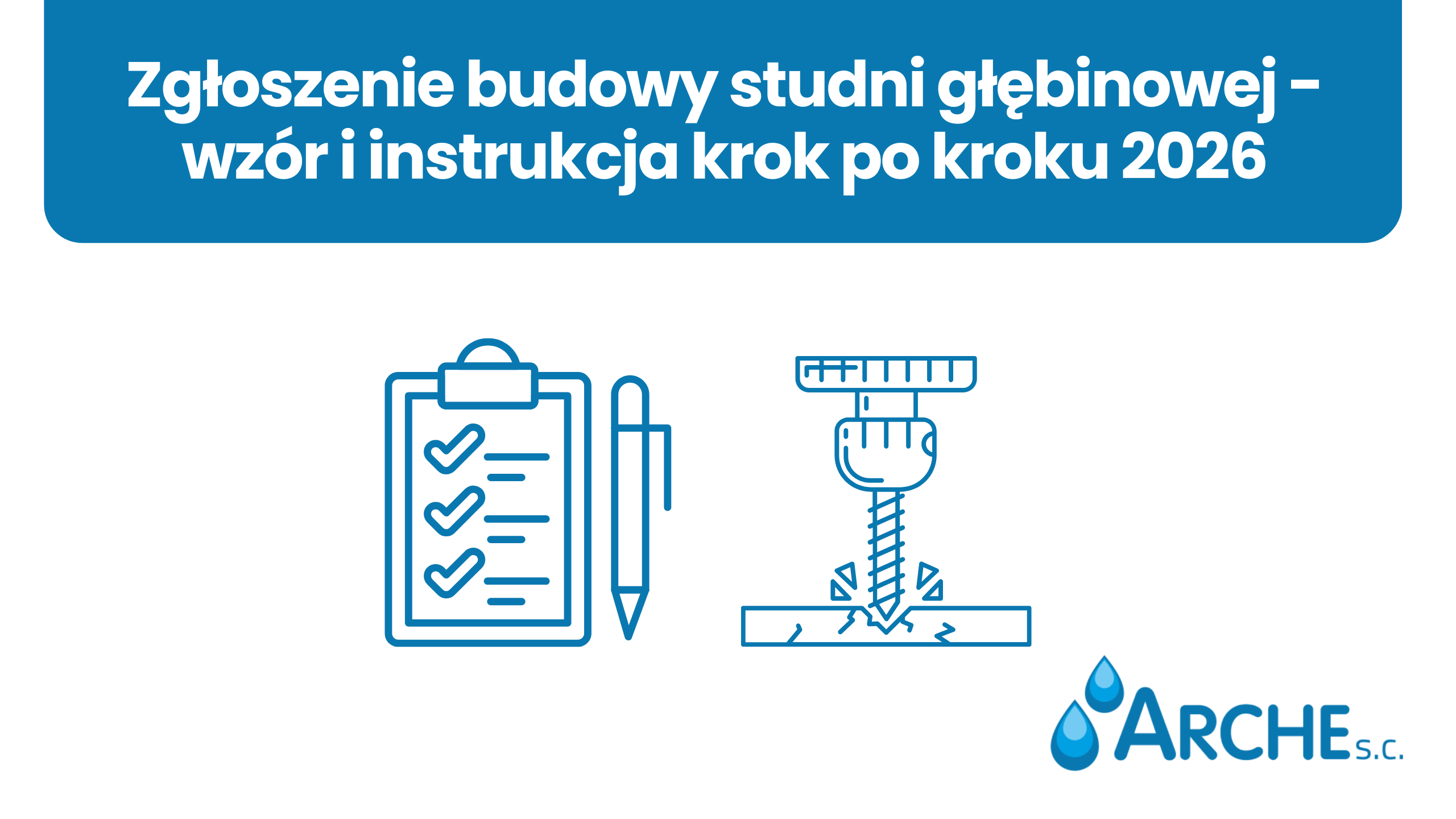 Zgłoszenie budowy studni głębinowej - wzór i instrukcja krok po kroku 2026
