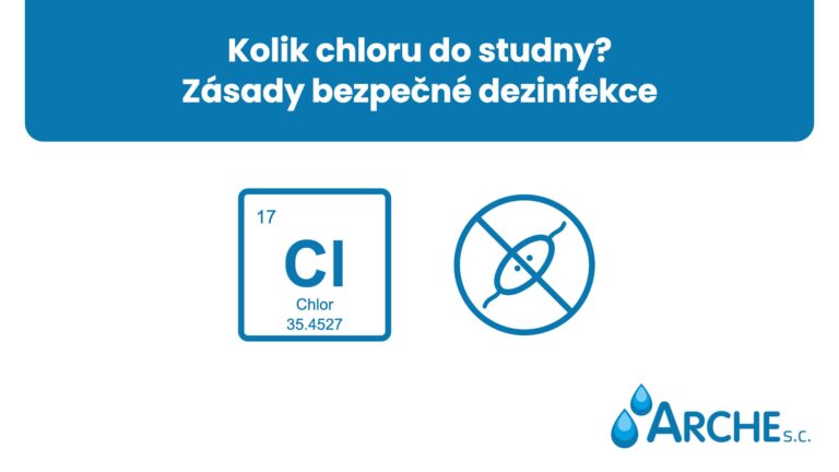 Kolik chloru do studny? Zásady bezpečné dezinfekce