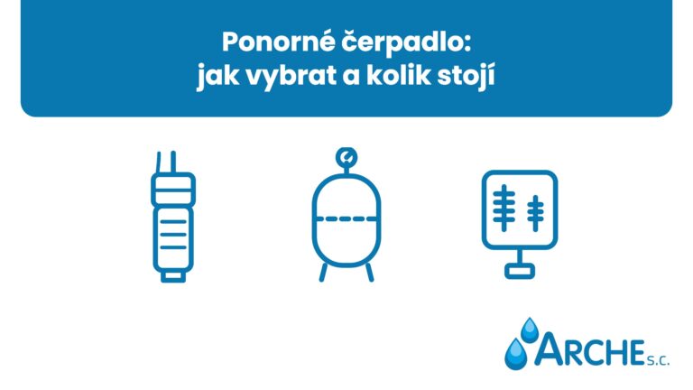 Ponorné čerpadlo: jak vybrat a kolik stojí