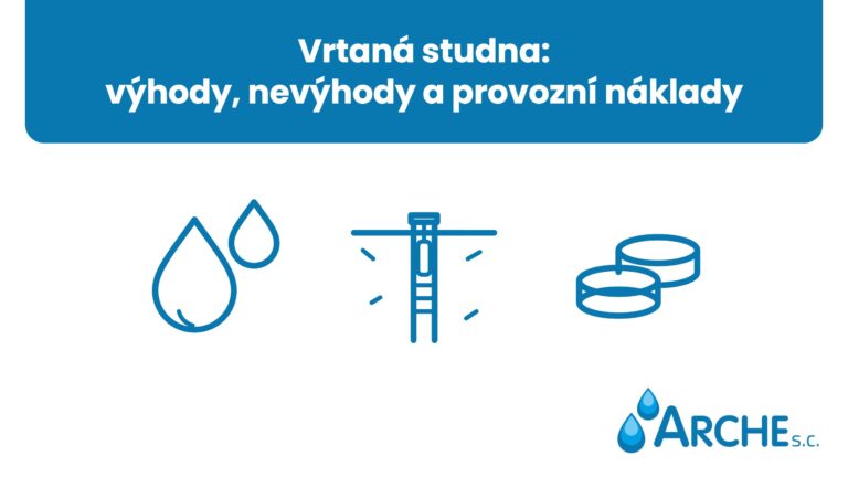 Vrtaná studna: výhody, nevýhody a provozní náklady