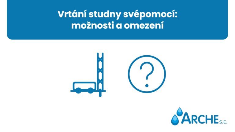 Vrtání studny svépomocí: možnosti a omezení