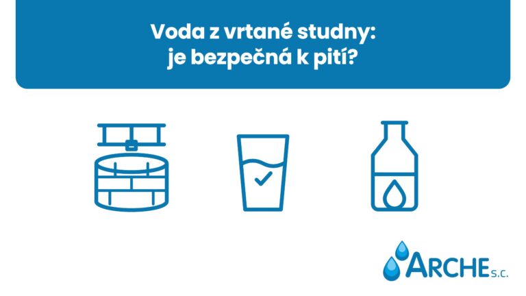 Voda z vrtané studny: je bezpečná k pití?