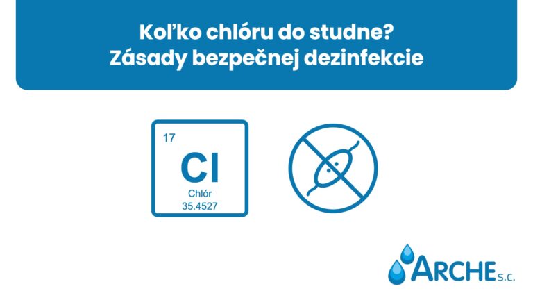 Koľko chlóru do studne? Zásady bezpečnej dezinfekcie